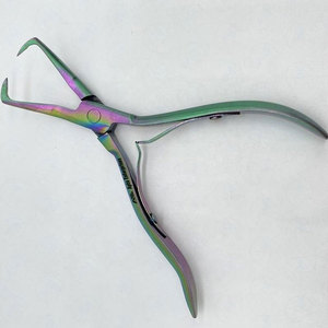 Hair Extension Pliers 5.5 Inch Silver Clamp Professional Bond Bead <b>Removal</b> Tool Stainless Steel Hair Extension - Product Image 3