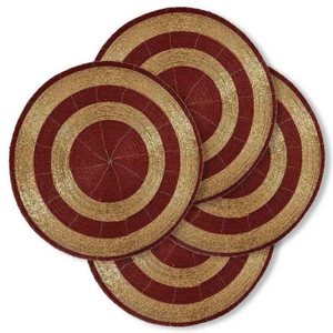 Posavasos de Vidrio Hechos a Mano de Alta Calidad, Bordados con Cuentas, Forma Redonda, Ecológicos, Reutilizables, para Mesa - Product Image 6