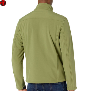 Chaqueta Softshell para Hombre, Cuello Alto, Cierre de Cremallera, Ropa de Trabajo, Resistente al Viento y al Agua, Ligera, para Exteriores - Product Image 2