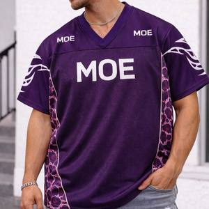 Camiseta de Fútbol Americano Personalizada, Premium, Talla Grande, con Estampado de Camuflaje, Estilo Vintage, Unisex, Proveedor de Camisetas de Fútbol Americano - Product Image 1