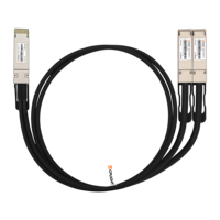 Cable de Conexión Directa Pasivo de Cobre QSFP-DD de 400G a 2x 200G QSFP56
