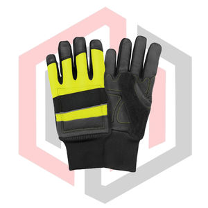 Guantes de Trabajo de Cuero Resistentes a Cortes y al Calor, Equipo de Seguridad, Guantes Transpirables Resistentes a Desgarros - Product Image 1