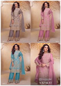 Conjunto de traje Salwar con bordado y trabajo manual de calidad india para festivales, fabricado en India, moda femenina. - Product Image 6