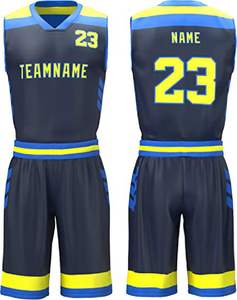 Camiseta de Baloncesto de Poliéster con Diseño Personalizado, Uniforme de Baloncesto Sublimado Transpirable de Alta Calidad al por Mayor para Hombre - Product Image 6