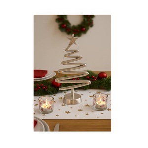 Handmade Modern Metal Aluminium Christmas Tree Tabletop home decor Eco friendly <b>in</b> low price - Product Image 3