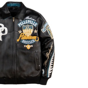 High Street Style Men's Genuine Leather <b>Canvas</b> <b>Jacket</b>-Breathable Turn-down Collar & Zipper Closure Winter Ready - Product Image 2