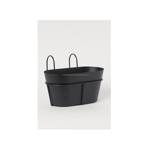 Nouvel arrivage Jardinière élégante faite à la main en métal et fer Finition émaillée Décoration murale de jardin pour hôtel Restaurant Décoration murale - Product Image 6