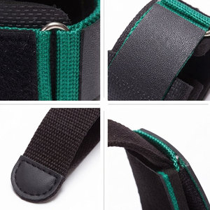Sangles de levage en néoprène imperméables avec logo personnalisé, boucles et anneaux en D, pour l'entraînement en salle de sport, légères et respectueuses de la peau - Product Image 3