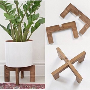 Soporte de Madera de Pino de Varios Niveles para Plantas - Estante para Plantas de Interior Hecho a Mano al por Mayor - Product Image 4