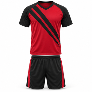 Ensemble d'uniformes de football personnalisés ODM, maillot et short de football avec logo d'équipe, noms de joueurs, numéros et couleurs pour les commandes en gros de vêtements d'équipe - Product Image 1