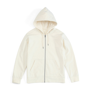 Sudadera con capucha para hombre 2026 al por mayor, con cremallera, ajuste regular, color liso, de algodón, tejida, informal, para otoño - Product Image 2