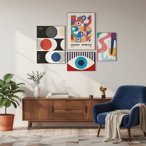 Decoración de Pared Abstracta de Madera MDF, Estilo Moderno en Blanco Lavado, Venta al por Mayor en Moradabad - Product Image 4