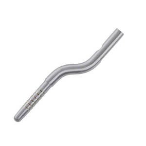 Professionelles Gebogenes Dentales Absaugrohr mit Griff aus Edelstahl, Angewinkelte Chirurgische Vakuumkanüle, Adapter-Werkzeug zur Reinigung - Product Image 1