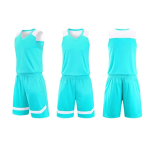 Maillots d'entraînement de basketball de haute qualité 100 % polyester respirant personnalisable avec nom d'équipe manches courtes ajustés - Product Image 6