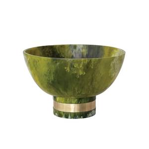 Bol en résine design pour la décoration de table, le service de fruits et les accessoires de décoration intérieure contemporaine - Product Image 1