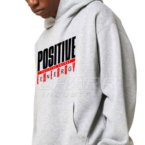 Sweat-shirts pour hommes de haute qualité, décontractés, en tissu polaire mélangé polyester/coton, respirant, séchage rapide, tendance, vêtements d'hiver - Product Image 4