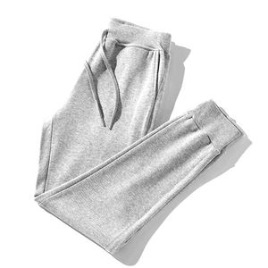 Men's <b>Black</b> Cotton Sweatpants Elastic Waist Drawstring Casual Joggers Autumn Breathable Midweight Knitted <b>Pants</b> - Product Image 3