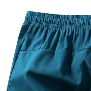 Mens <b>Woven</b> Quick Dry Solid Running <b>Shorts</b> Lightweight Breathable Mid Waist Sports Gym Training Beach Casual Drawstring Closure - Product Image 5