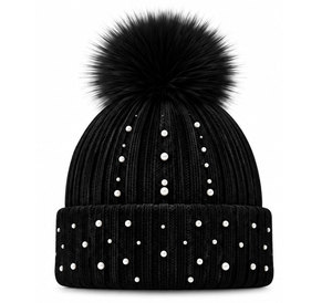 Bonnet en tricot premium avec pompon pour hommes et femmes, bonnet d'hiver chaud, tissu côtelé doux, couleurs personnalisées et vente en gros - Product Image 2