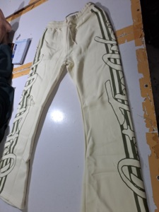 Pantalones Deportivos Personalizados para Hombre, Estilo Holgado, Joggers Urbanos de Algodón y Felpa con Estampado Gráfico, Fabricante OEM - Product Image 2