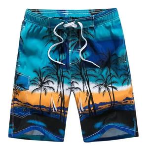 Men's Patchwork-Color Quick-Drying Waterproof Windproof Board <b>Shorts</b>-<b>Cool</b> Beachwear for Summer and Winter Beach Trips - Product Image 1