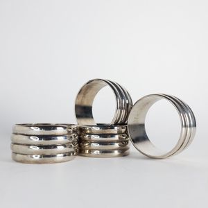Handcrafted Metal Napkin Rings Luxury Dining Accessories For Holiday Dinner <b>Party</b> <b>Table</b> Decoration Supplies - Product Image 6