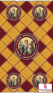 Tela de Algodón Estampada con Cera Africana Personalizada OEM, Ankara Kitenge para Grupos Religiosos, Escuelas, ONG, Promociones, Proyectos de Festivales - Product Image 6