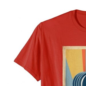 Nuevas llegadas: Camisetas rojas de alta calidad para hombre con logo personalizado, para moda urbana de verano, transpirables, para usar como prenda exterior, con cuello redondo. - Product Image 6