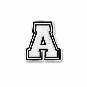 Custom Minimal Outline Embroidery Patch Custom Design Iron On Patch For Clothing Cap OEM ODM - Product Image 1