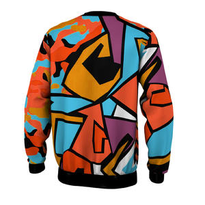 Sudadera de terciopelo personalizada de alta calidad para hombre, Jogger de cuello redondo de algodón con impresión Digital, felpa teñida lisa en blanco para invierno - Product Image 3