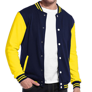 Veste de style universitaire pour homme, coupe-vent, avec col montant et logo personnalisé sur le devant, nouveau style, best-seller de la mode hivernale - Product Image 2