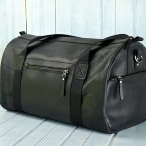Most popular design lightweight Leather Weekender Travel Duffel Bag Duffel Factory Direct OEM Top Class style Leather Travel Bag - Product Image 6