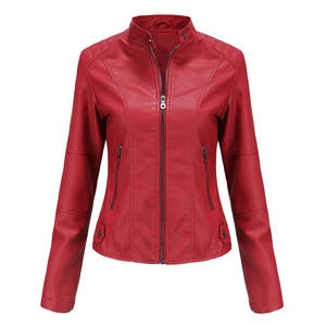Chaqueta de cuero genuino para mujer, diseño profesional de la mejor calidad, informal, de manga larga, personalizada, con cuero transpirable. - Product Image 6