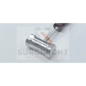 MALLET TUFNOL HANDLE Stainless Steel 9 Large Head 40mm 2lbs Manual CE ISO Approved by <b>Blush</b> Surgical - Product Image 6