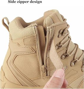 Botas Tácticas Ligeras de Cuero con Cordones de 6 Pulgadas para Trabajo al Aire Libre QUICK WAY INDUSTRIES - Product Image 5
