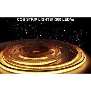Set di Strisce LED COB con Sensore di Movimento, Luce Calda 3000K, Lampada a Striscia Notturna con Telecomando, Senza Spot - Product Image 5