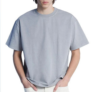 Camisetas Boxy para Hombre Más Vendidas del Fabricante Profesional, Ropa Casual de Verano, Buen Precio, Camiseta 100% Algodón - Product Image 4