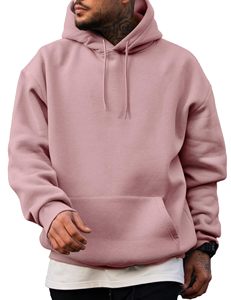 Wholesale 100% Cotton Men's Pullover Hoodie Custom Dropped Shoulder Casual Style Oversized Streetwear Pullover Hoodies <b>for</b> Men - Product Image 1