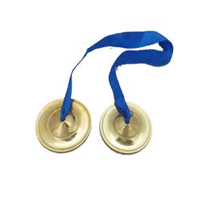 Manjeera Musical de Latón con Tono Equilibrado, Perfecta para Ceremonias Religiosas, Música Folclórica y Prácticas de Meditación - Product Image 2