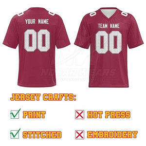 เสื้ออเมริกันฟุตบอลคุณภาพสูงราคาประหยัด ผลิตจากโพลีเอสเตอร์ 100% - Product Image 5