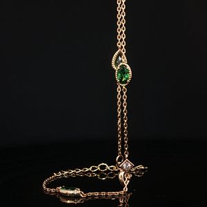 Pulsera de Lujo Chapada en Plata 925 con Moissanita, Corte Marquesa, Engaste de Bisel, Cadena Unisex para Uso Diario, Tendencia AMBER - Product Image 1