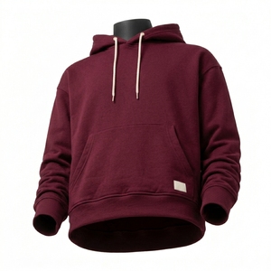 เสื้อฮู้ดดี้ผู้ชาย แขนยาว สีพื้น โลโก้สั่งทำได้ คอวี ระบายอากาศได้ดี เหมาะสำหรับกิจกรรมกลางแจ้ง - Product Image 2
