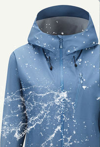 Fabricant OEM, logo personnalisé, veste coupe-vent unisexe, veste imperméable, veste softshell, veste d'extérieur - Product Image 5