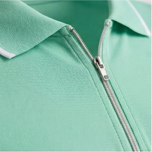 เสื้อโปโลชาย แขนสั้น สวมใส่สบาย น้ำหนักเบา ระบายเหงื่อได้ดี มีซิป เสื้อกอล์ฟ สีสันปรับแต่งได้ ชุดออกกำลังกาย - Product Image 4