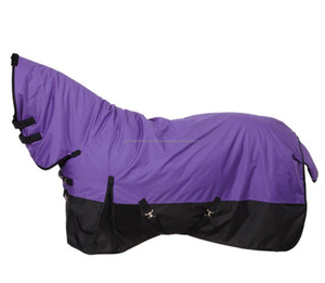 Pony 600dn Ripstop alfombras de caballo de invierno con forro de nailon de lana impermeable relleno de algodón alfombras de verano para Mini caballos carcasa exterior - Product Image 3