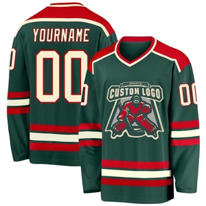 Maillot de hockey personnalisé noir et rouge OMMIZ INDUSTRY, le plus vendu en gros - Product Image 6