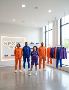 Conjunto Deportivo Rexfit para Hombre, Chaqueta Cortavientos Reflectante, Pantalón Corto de Verano, Conjunto Deportivo Completo con Cierre, Venta al Por Mayor - Product Image 5