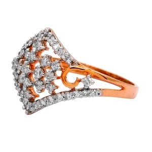 แหวนเพชรแล็บโกรว์ด์ทรงคลาสสิกสำหรับผู้หญิง ฉลองครบรอบ 14K ทองคำแท้ ทรงกลมเจียระไนบริลเลียนท์ รับรองโดย IGI & INGEMCO ขายส่ง - Product Image 2