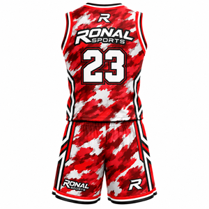 Uniforme de Baloncesto Reversible Sublimado para Adultos, Talla Grande, Personalizado, Ropa Deportiva de Verano, Secado Rápido y Transpirable - Product Image 2