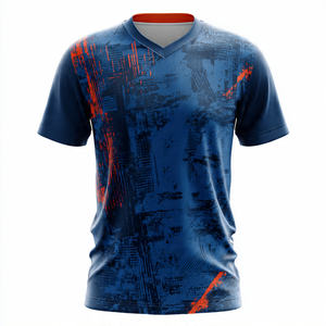 Maillots de football d'entraînement à séchage rapide, maillots de football sublimés légers, t-shirts de football imprimés pour hommes - Product Image 5